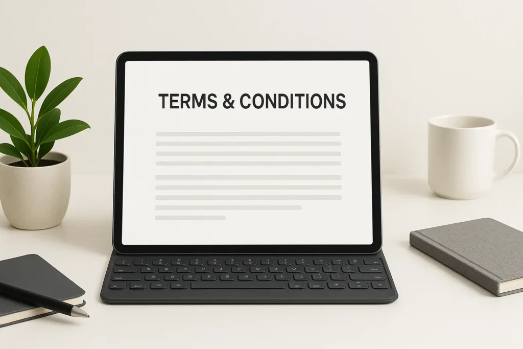 terms and conditions